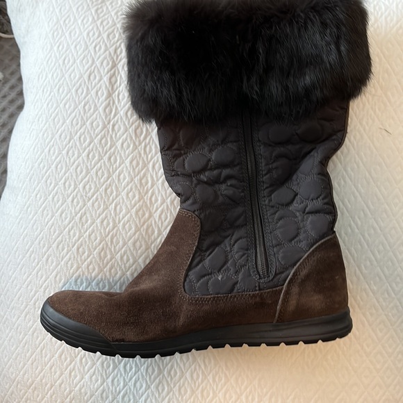HOST PICK!!!  Coach suede and fur boots - Picture 8 of 10